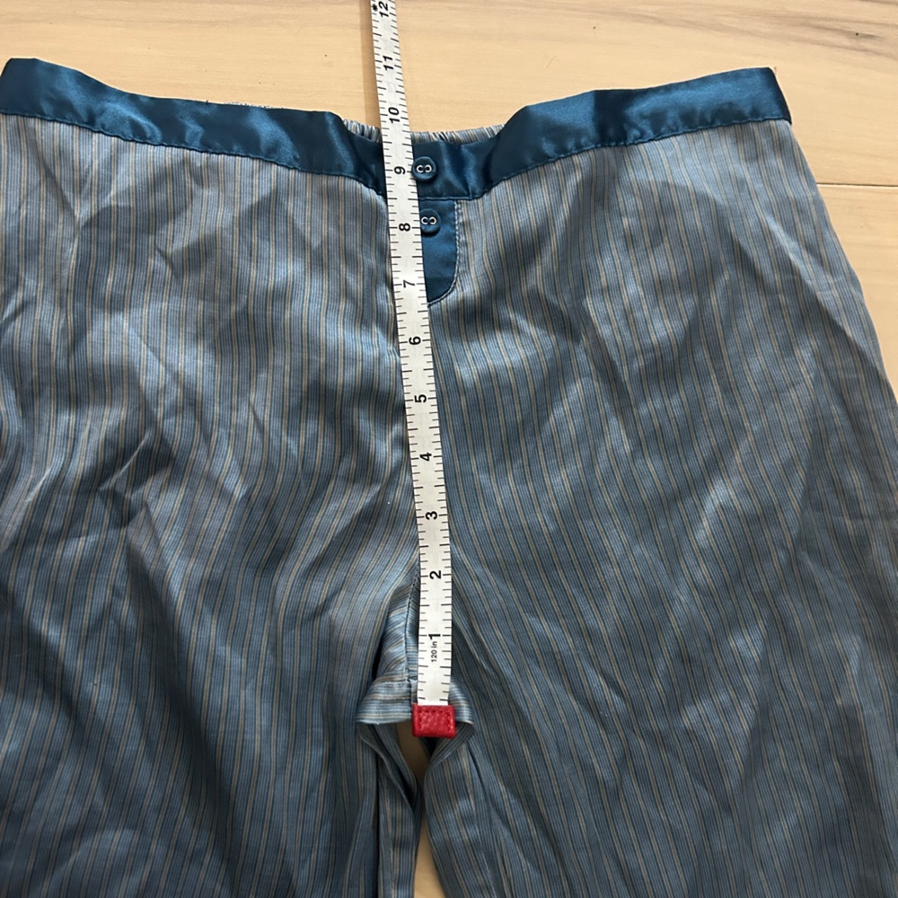 2006 Vintage/Y2K Victoria's Secret Angels Striped Pajama Lounge Capris Pants M - Picture 3 of 13